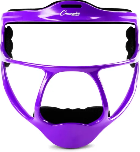 Vista 17 de Champion Sports Ultralight Magnesium Softball Fielder’s Mask – Youth & Adult Sizes, 8oz Lightweight Protective Face Guard