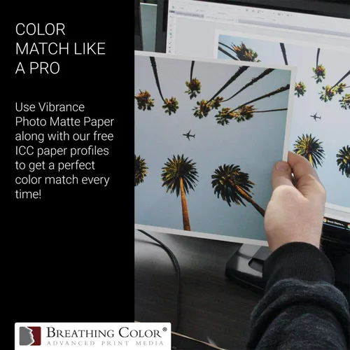 Vista 5 de Vibrance - Papel mate para impresora fotográfica de 12 mil 8.11 oz/m², hojas de papel fotográfico mate de alta calidad de 13 x 19 pulgadas, 50