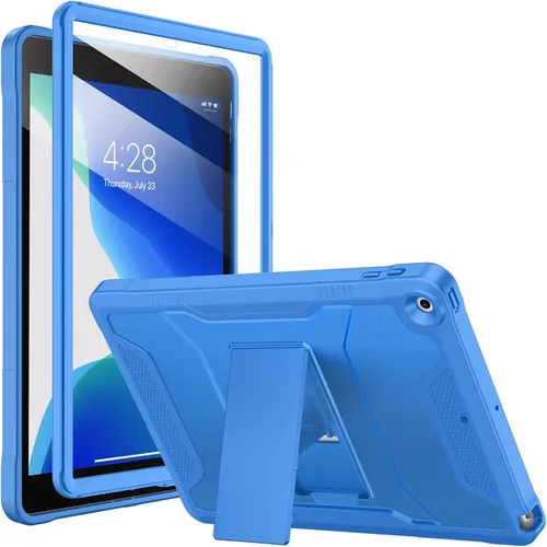 Vista 16 de Soke Funda para iPad de 9ª/8ª/7ª generación de 10.2 pulgadas (versión 2021/2020/2019), con protector de pantalla integrado y soporte, funda