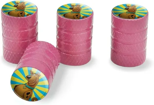 Vista 9 de GRAPHICS & MORE Scooby-Doo - Tapones de válvula de aluminio para llantas de neumático