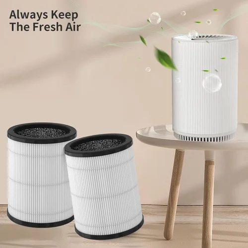Vista 7 de Filtro de repuesto KJ80 compatible con el purificador de aire Druiap KJ80, en comparación con la pieza # AF3080, filtros 3 en 1 (paquete de 2)