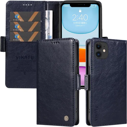 Vista 5 de Compatible with Xiaomi Poco X3 GT 5G Case,PU Leather Card Holder,Compatible with Redmi Note 10 Pro (China) 5G Magnetic Closure Flip Stand Wallet