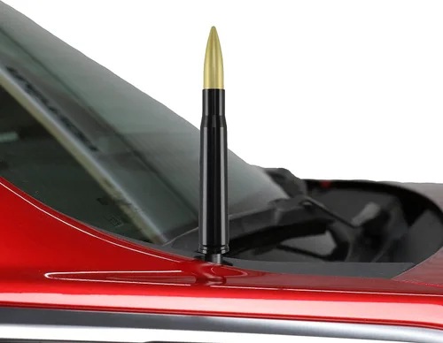 Vista 9 de Votex - Fabricado en Estados Unidos - Antena de aluminio bala negra calibre 50 - Compatible con Ford F150 - F250 - F350 Jeep Wrangler - Gladiator