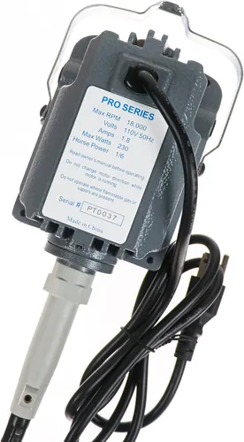 Vista 7 de 230W Herramienta rotativa, 0.000-0.157 in de sujeción Adelante y reversa, eje flexible, grabado, pulido, perforación y acabado