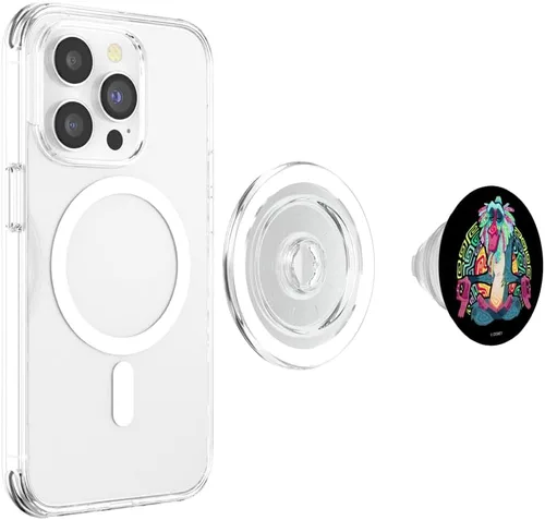 Vista 4 de Disney PopSockets MagSafe PopGrip de The Lion King Meditating Rafiki Retrato para iPhone