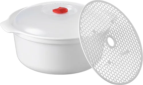 Vista 11 de Tazones para microondas de 3 piezas con tapas, aptos para microondas, platos aptos para microondas para calentar alimentos, artículos esenciales