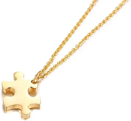 Vista 4 de Collar de acero inoxidable con nombre personalizado para 23456 mejores amigos, collar de costura conectada, joyería de amistad, joyería familiar