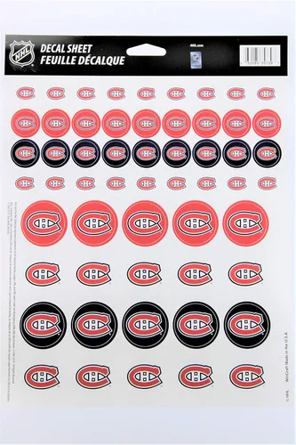 Vista 14 de Papel calcomanía de vinilo NHL