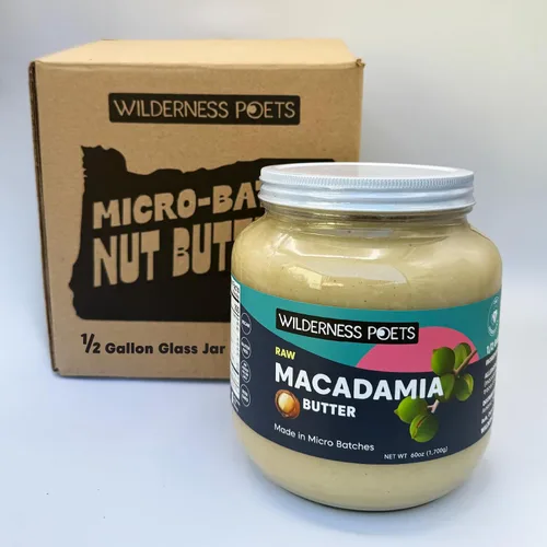 Vista 12 de Mantequilla de macadamia raw de Wilderness Poets