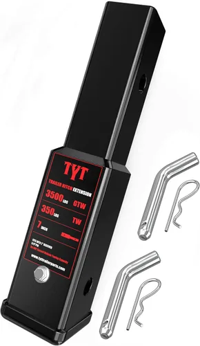 Vista 8 de TYT - Enganche de remolque ajustable de tres bolas para receptor de 2 pulgadas, caída/elevación de 4.5", bolas triples (1-7/8", 2", 2-5/16")