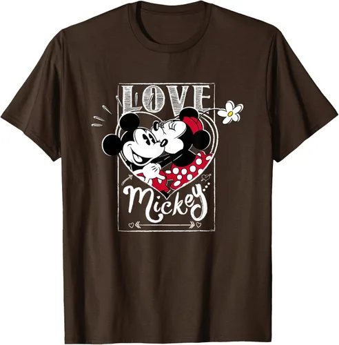 Vista 53 de Disney Mickey & Minnie Mouse Love Mickey - Camiseta para el día de San Valentín