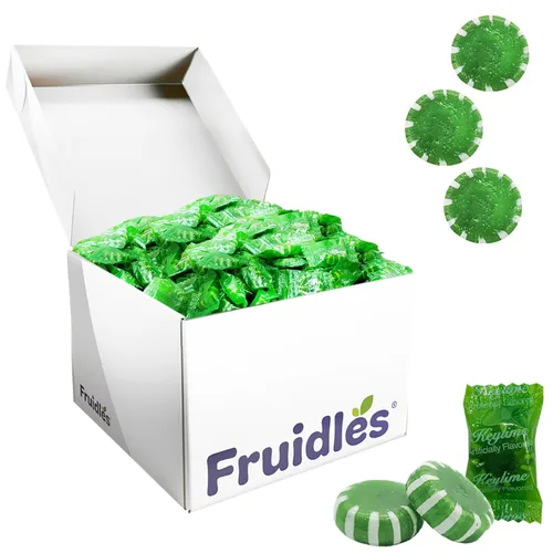 Vista 9 de Fruidles Caramelos duros con botón de fruta mixta, envueltos individualmente, media libra