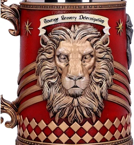 Vista 6 de Nemesis Now Harry Potter Gryffindor Hogwarts House - Jarra coleccionable, 1 unidad (paquete de 1), oro rojo, 22.0 fl oz