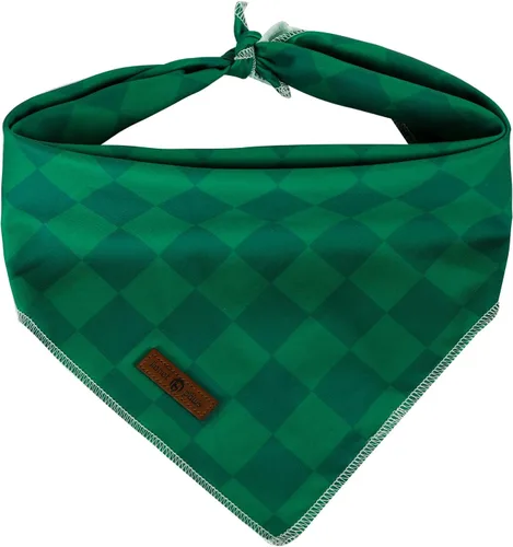 Vista 13 de Lionet Paws Bandana para Perro de Algodón Lavable Pañuelo Bufanda Bandana Triangular para Perros Pequeños Medianos y Grandes Cuadrícula Negra