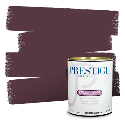 Vista 584 de Prestige Paints Pintura exterior e imprimación en uno, 1 galón, plano, coincidencia comparable de Valspar* Amber Rose*