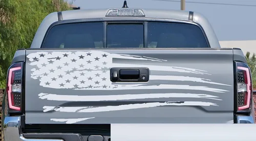 Vista 31 de Adhesivo adhesivo para puerta trasera o ventana de la puerta trasera de Estados Unidos para puerta trasera o camioneta, se adapta a Toyota Tacoma