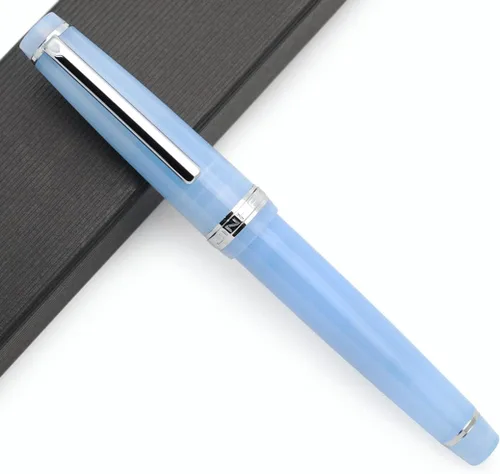 Vista 14 de JINHAO 82 - Pluma estilográfica con clip plateado (punta F 0.020 in, verde aguacate)