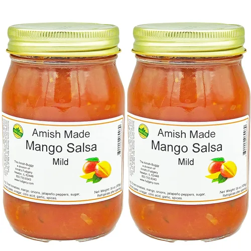 Vista 8 de Arndts Fudgery Amish Made Salsa Tarros de 2-16 onzas (manzana mediana)