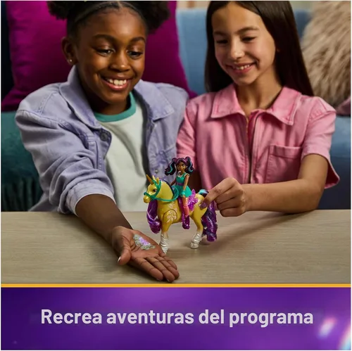 Vista 3 de Unicorn Academy Ava & Plant Magic Leaf, Dolls & Unicorn Toys, Ages 4+