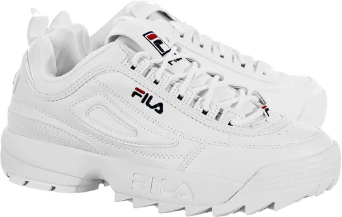 Vista 2 de Fila Zapatos Disruptor Ii Repeat Kids BlancoAzul MarinoRojo 4.5, Azul marino, rojo.