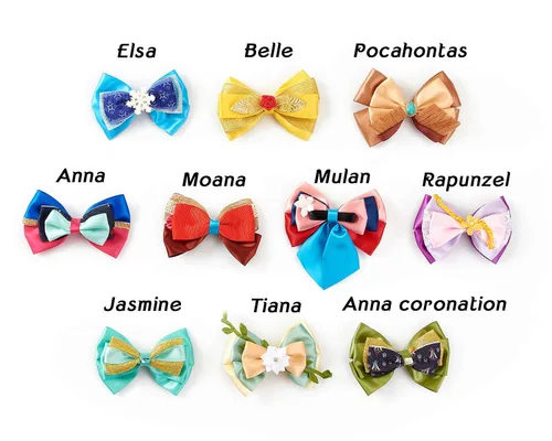 Vista 2 de 10 piezas inspiradas en personajes de princesa para niñas y mujeres accesorios de vestir