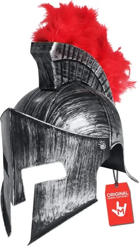Vista 9 de Nicky Bigs Novelties Morph Medieval Knight Greek Spartan Roman Helmet Costume Gold Gladiator Warrior Folding Face Mask