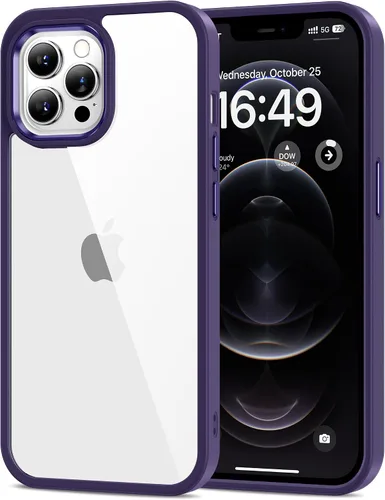 Vista 281 de HOOMIL Funda para iPhone 7 Plus/iPhone 8 Plus de 5.5 Pulgadas, sin amarillamiento, protección contra caídas, cubierta trasera dura transparente