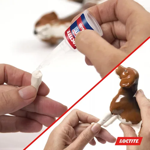 Vista 5 de Loctite Super Glue - Botella líquida de cuello largo, transparente, botella de 0.35 onzas líquidas, paquete de 6 – Superpegamento para plástico