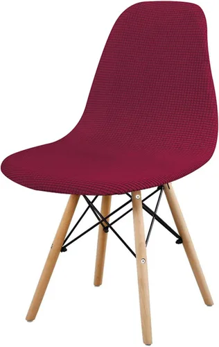 Vista 5 de Juego de 4 fundas para sillas laterales de comedor, reutilizables, inspiradas en Eiffel, DSW, Elasti, fundas protectoras para sillas de salón sin