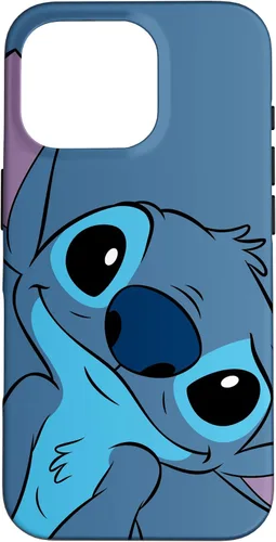 Vista 15 de Disney Lilo y Stitch Linda Carátula de Stitch en Color Gris Pizarra para iPhone 17
