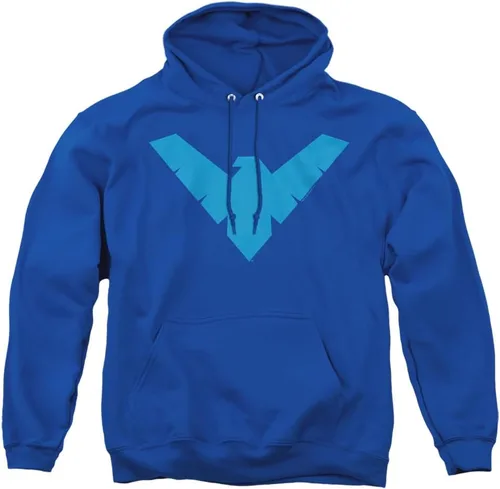 Vista 8 de Popfunk Sudadera clásica con capucha y logotipo de Nightwing a. negro