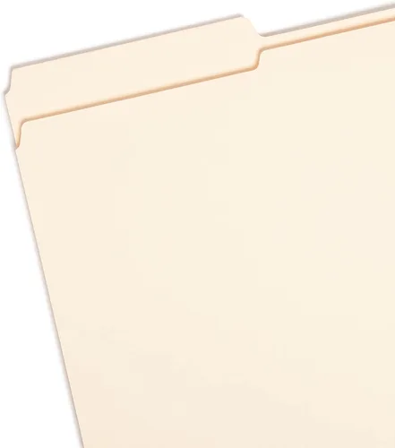 Vista 2 de Smead Carpetas de archivos, pestaña reforzada de corte de 1/3, expansión de 1-1/2 pulgadas, tamaño legal, Manila, 50 por caja (15405)