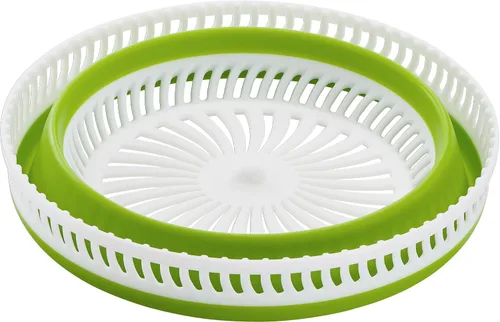 Vista 5 de Emsa Plegable Ensalada Spinner "Basic" 135.26 fl. oz., Verde Translúcido