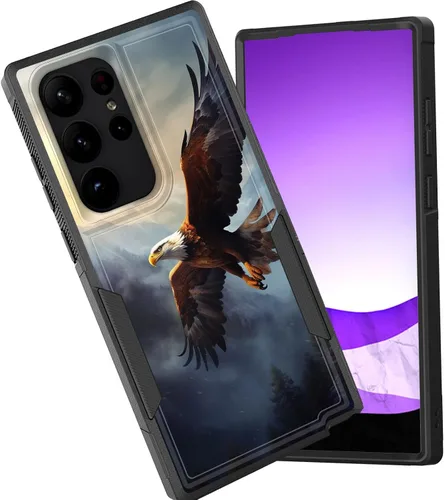 Vista 113 de Funda para Galaxy A15 5G, doble capa híbrida resistente a prueba de golpes, policarbonato duro, silicona suave, TPU, funda protectora para Samsung