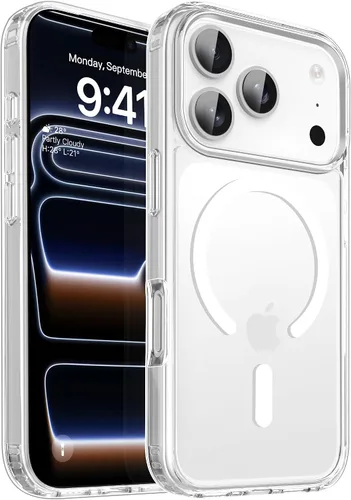 Vista 34 de CACOE Funda magnética para iPhone 12 y iPhone 12 Pro de 6.1 pulgadas - Compatible con MagSafe y soporte magnético para teléfono en el automóvil,