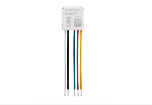 Vista 3 de Zooz Serie 700 Z-Wave Relé inteligente de largo alcance ZEN51 Se instala detrás del interruptor de pared o en la luz Compatible con SmartThings