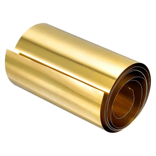 Vista 8 de uxcell Rollo de hoja de latón, 78.740 in x 0.394 in x 0.008 in rollo de lámina de latón tira de latón para manualidades, reparaciones eléctricas