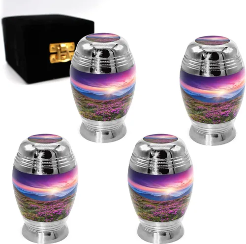 Vista 13 de Aurora Borealis Urna de cremación para cenizas para adultos, hombres y mujeres, Urnas de cremación personalizadas para cenizas humanas, urnas