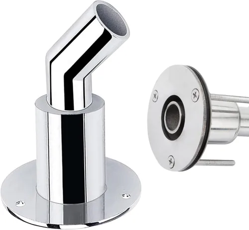 Vista 7 de Piel de escape de acero inoxidable 316 a través del casco, 10 piezas, montaje de accesorios de tubo de tubo de 0.866 in/8.66 pulgadas