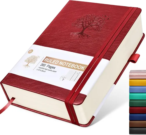 Vista 37 de Ansopu Cuaderno de puntos, 360 páginas numeradas, cuadrícula de puntos, de 8.5 x 11 pulgadas, papel de punto de 3.53 oz/m², tapa dura gruesa