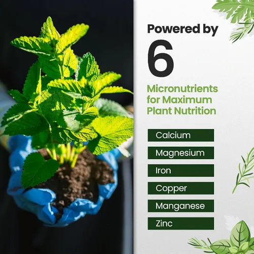 Vista 4 de Fertilizante líquido de 16 onzas para huerto – Hace 24 galones de fertilizante de jardín para verduras al aire libre – Hierbas y verduras de hoja