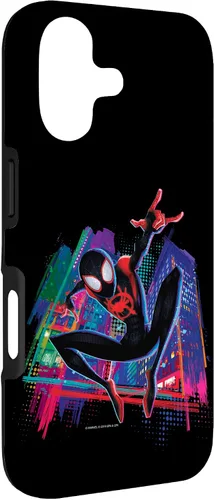 Vista 3 de Marvel Spider-Man Miles Morales Graffiti City - Carcasa para iPhone 17