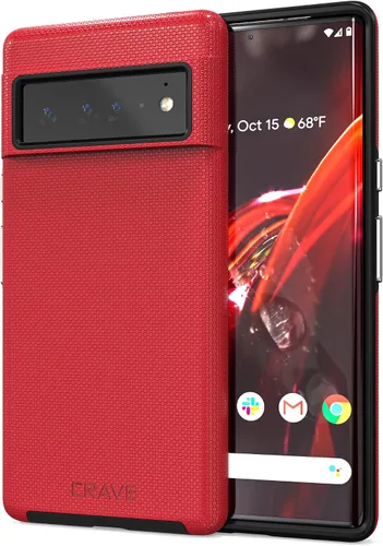 Vista 36 de Crave Dual Guard para Google Pixel 6 Pro, funda de doble capa de protección contra golpes para Google Pixel 6 Pro - Aguamarina