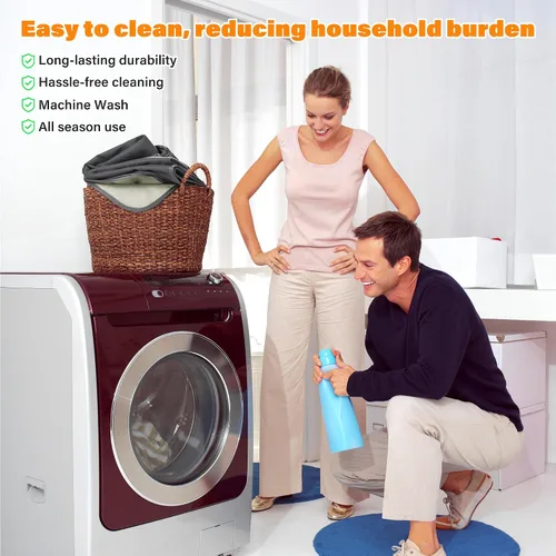 Vista 5 de Catalonia Manta impermeable para cama, protector reversible de forro polar para sofá, muebles, mantas a prueba de fugas para perros 60 x 80 Inch