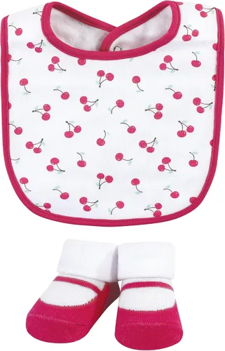 Vista 148 de Hudson Baby Conjunto de babero y calcetines unisex de algodón para bebé