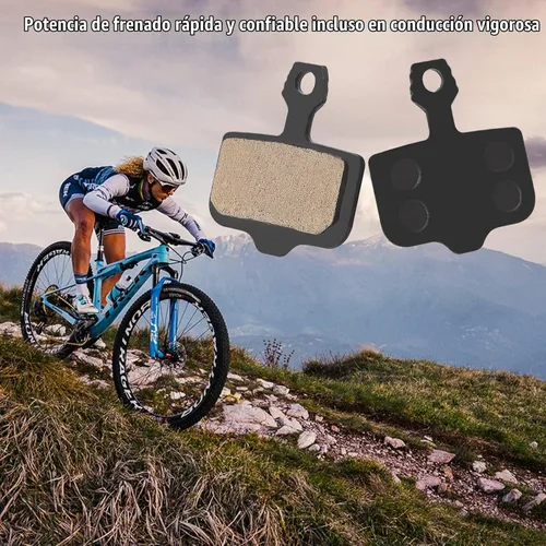 Vista 6 de 4 pares de pastillas de freno de disco para bicicleta, compatibles