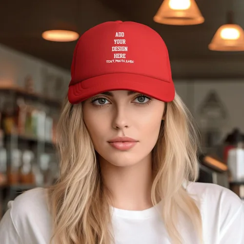 Vista 4 de Sombrero personalizado para diseñar el tuyo, sombreros clásicos personalizados para hombres y mujeres, gorra de béisbol personalizable para papá