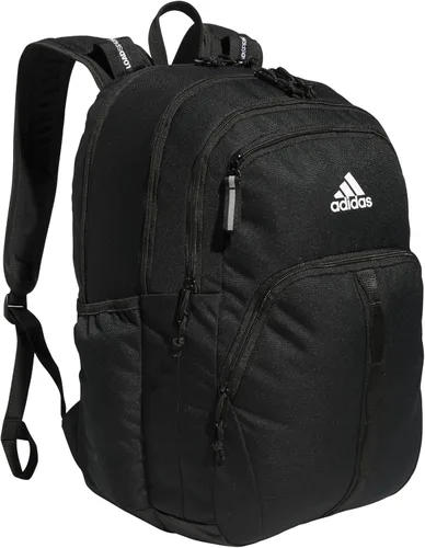 Vista 14 de adidas Mochila unisex Prime para trabajo, bolsa para laptop, mochila de viaje para mujeres y hombres con compartimento acolchado para laptop, Negro