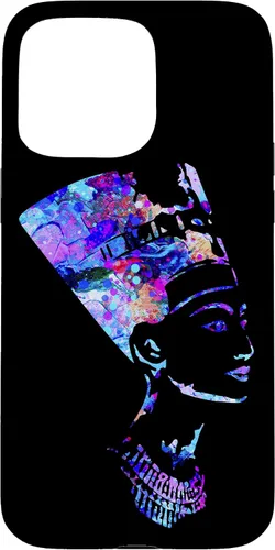 Vista 31 de Funda para iPhone 16 con diseño de reina egipcia Nefertiti