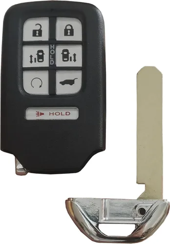 Vista 2 de Repuesto para llavero Honda compatible con Honda Odyssey Elite Ex 2018-2023 con 7 botones, entrada remota sin llave (para-C)